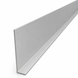 Cantoneira de alumínio de abas desiguais 80×20×2 mm – perfil L, comprimento 2000 mm