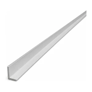 Cantoneira de alumínio de abas iguais 15×15×2 mm – perfil L, comprimento 2000 mm