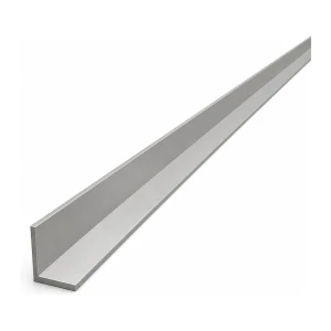 Cantoneira de alumínio de abas iguais 20×20×2 mm – perfil L, comprimento 2000 mm