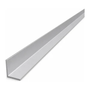 Cantoneira de alumínio de abas iguais 25×25×2 mm – perfil L, comprimento 2000 mm