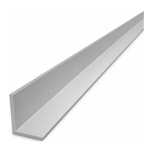 Cantoneira de alumínio de abas iguais 30×30×2 mm – perfil L, comprimento 2000 mm