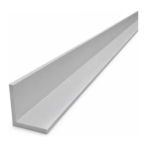 Cantoneira de alumínio de abas iguais 40×40×4 mm EN AW-6060 – comprimento 2000 mm