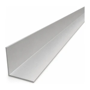 Cantoneira de alumínio de abas iguais 50×50×2 mm – perfil em L, comprimento 2000 mm