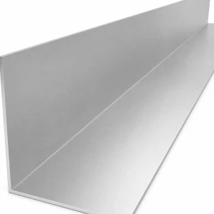 Cantoneira de alumínio de abas iguais 100×100×2 mm – perfil L, comprimento 2000 mm