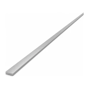 Barra plana de alumínio EN AW-6060 10×3 mm, comprimento 2000 mm