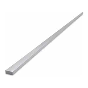 Barra plana de alumínio EN AW-6060 T64 – 10×4 mm, comprimento 2000 mm