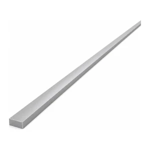 Barra plana de alumínio EN AW-6060 T64 – 10×5 mm, comprimento 2000 mm