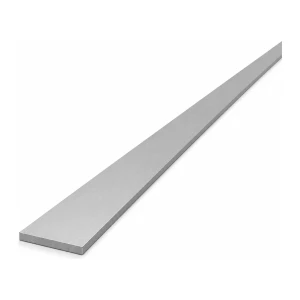 Barra plana de alumínio 25×3 mm EN AW-6060 T64 – comprimento 2000 mm