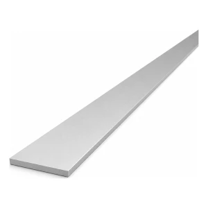 Barra plana de alumínio 40×4 mm EN AW-6060 T64, comprimento 2000 mm