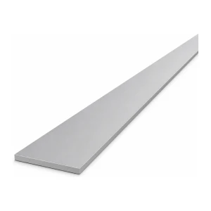 Barra plana de alumínio 50×4 mm EN AW-6060 T64, comprimento 2000 mm