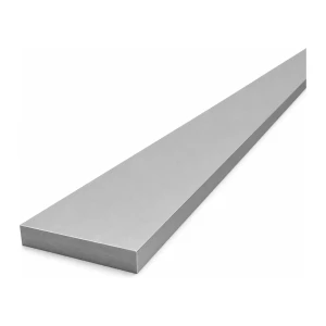 Barra plana de alumínio EN AW-6060 T64 60×10 mm, comprimento 2000 mm