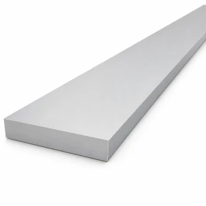 Barra plana de alumínio EN AW-6060 T64 – 80×15 mm, comprimento 2000 mm