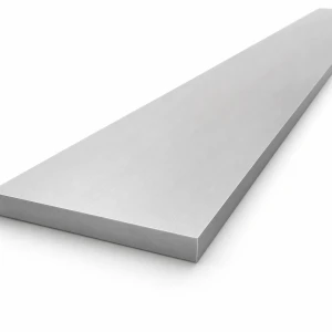 Barra plana de alumínio EN AW-6060 100×10 mm, comprimento 2000 mm