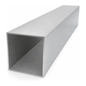 Tubo de alumínio quadrado 150×150×3 mm – perfil fechado EN AW-6060, L=2000 mm