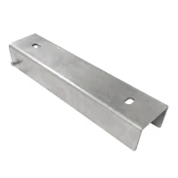 Conector em U suporte para murete 250x55 galvanizado