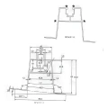 Ponte trapezoidal inclinada com vedante EPDM H63 L330 – adaptador de telhado PV em alumínio 001-776 (2)