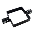Abraçadeira intermédia para painéis de vedação 100x100 mm preta 000-778 (1)