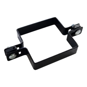 Abraçadeira intermédia para painéis de vedação 100x100 mm preta