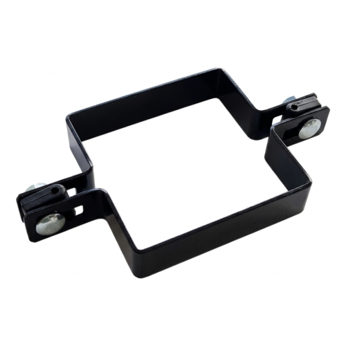 Abraçadeira intermédia para painéis de vedação 100x100 mm preta 000-778 (1)