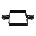 Abraçadeira intermédia para painéis de vedação 100x100 mm preta 000-778 (2)