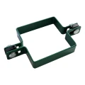 Abraçadeira intermédia para painéis de vedação 100x100 mm verde 000-779 (1)