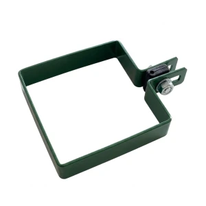 Abraçadeira terminal para painéis de vedação 100x100 mm verde