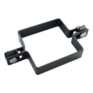 Abraçadeira intermédia para painéis de vedação 100x100 mm grafite