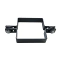 Abraçadeira intermédia para painéis de vedação 100x100 mm grafite 000-780 (2)