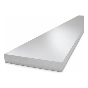 Barra plana de alumínio EN AW-6060 T64 – 100×15 mm, comprimento 2000 mm