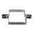 Abraçadeira intermédia para painéis de vedação 100x100 mm galvanizada 000-777 (3)