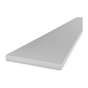 Barra plana de alumínio 100×8 mm EN AW-6060 – perfil plano L=2000 mm