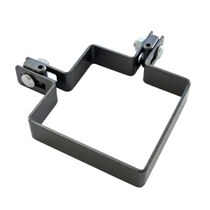 Abraçadeira angular para painéis de vedação 100x100 mm grafite