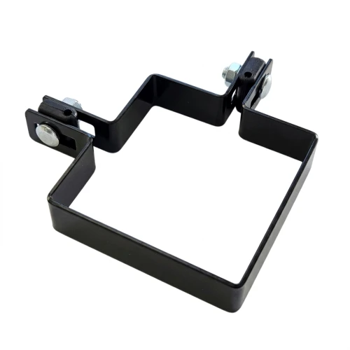 Abraçadeira de canto para painéis de vedação 100x100 mm preta 000-774 (1)