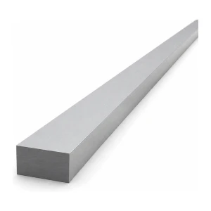 Barra plana de alumínio EN AW-6060 T64 25×15 mm, comprimento 2000 mm