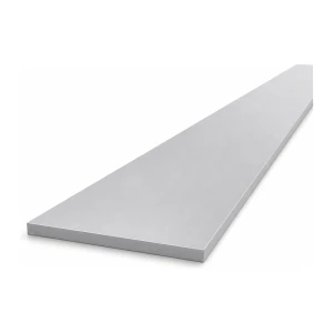 Barra plana de alumínio 80×5 mm EN AW-6060 T64, comprimento 2000 mm