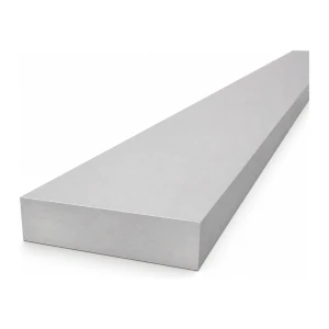 Barra plana de alumínio EN AW-6060 T64 – 80×20 mm, comprimento 2000 mm