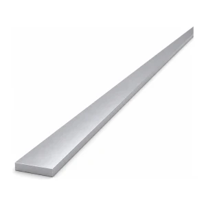 Barra plana de alumínio 20×4 mm EN AW-6060 T64, comprimento 2000 mm