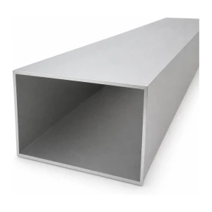 Tubo de alumínio retangular 100×150×3 mm – perfil fechado L=2000 mm