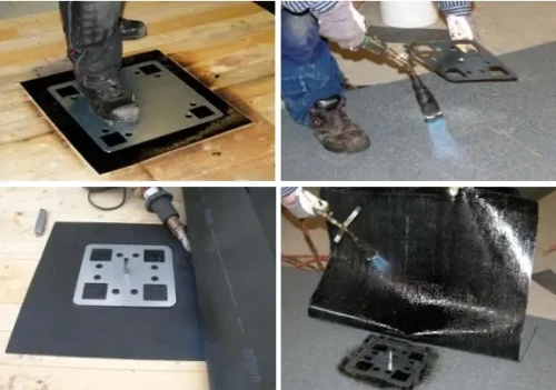 Placa de Fixação para Cobertura de Telhado 375x375mm CWL PV-27-02 (1)