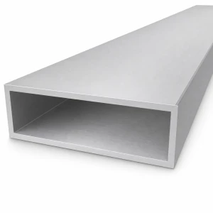 Tubo de alumínio retangular 40×120×4 mm – perfil fechado EN AW-6060, L=2000 mm
