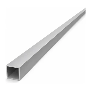 Tubo de alumínio quadrado 15×15×1 mm – perfil fechado L=2000 mm