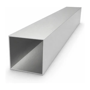 Tubo de alumínio quadrado 120×120×2,5 mm – perfil fechado L=2000 mm