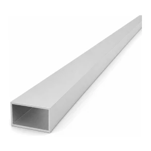 Tubo de alumínio retangular 18×30×1,2 mm – perfil fechado L=2000 mm EN AW-6060