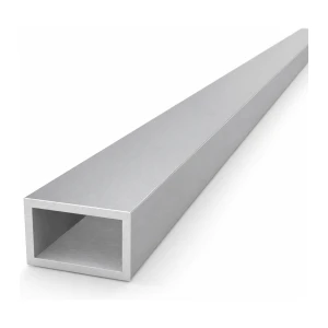 Tubo de alumínio retangular 25×40×3 mm EN AW-6060 – comprimento 2000 mm