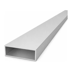 Tubo de alumínio retangular 20×60×1,5 mm – perfil fechado L=2000 mm