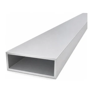Tubo de alumínio retangular 30×80×3 mm – perfil fechado EN AW-6060, L=2000 mm