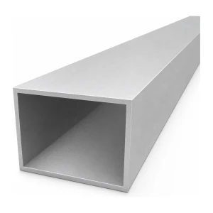 Tubo de alumínio retangular 60×80×3 mm – perfil fechado L=2000 mm