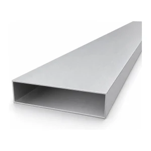 Tubo de alumínio retangular 25×100×1,2 mm – perfil fechado L=2000 mm
