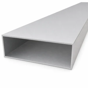 Tubo de alumínio retangular 40×120×2 mm – perfil fechado EN AW-6060, L=2000 mm