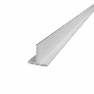 Perfil T de alumínio 30×30×2 mm – perfil T estrutural L=2000 mm